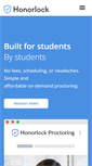 Mobile Screenshot of honorlock.com
